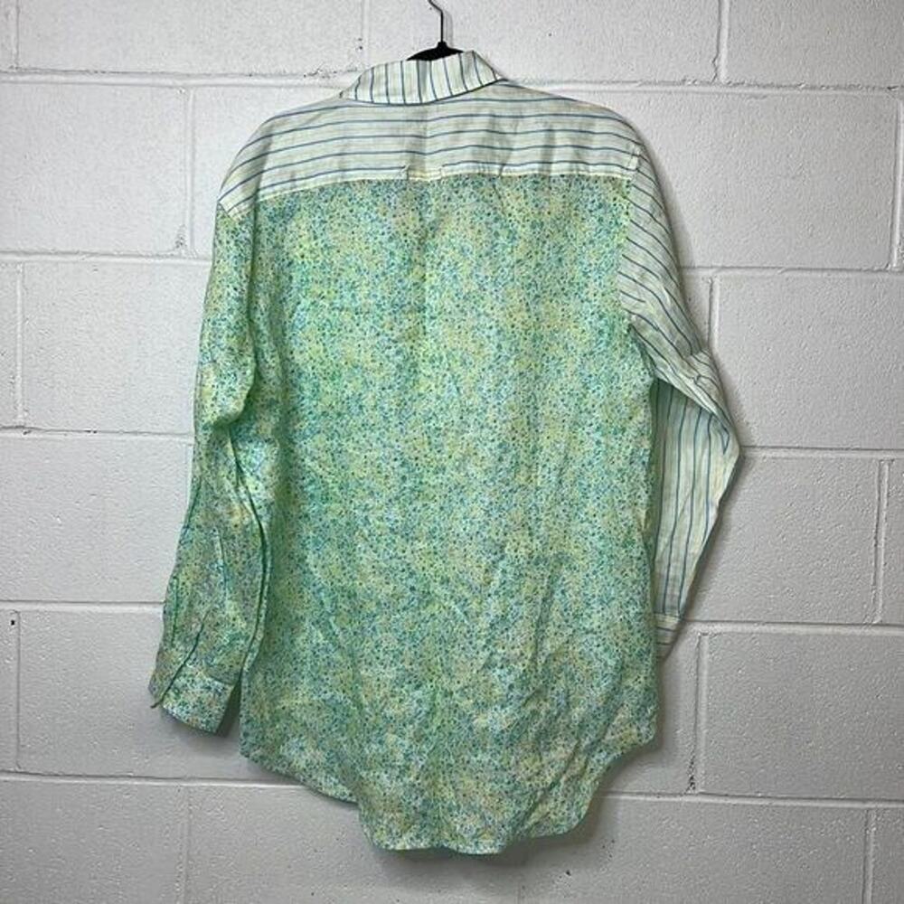 Free People Button Down Shirt Solid & Striped Lar… - image 3